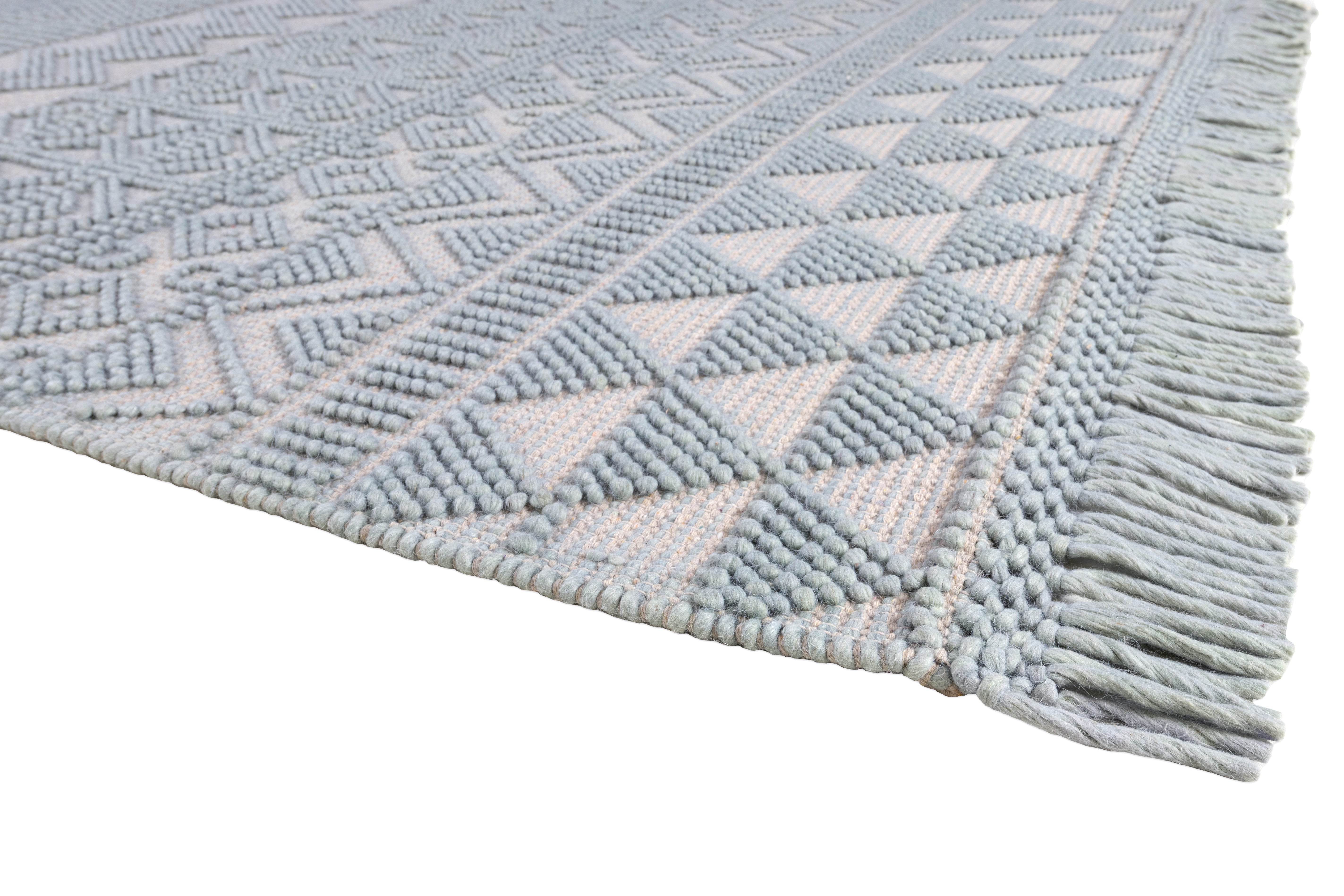 Concept Looms Anya ANYA01 Duck Egg Blue Rug